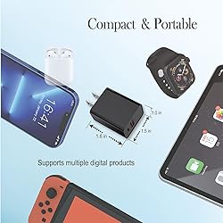 USB C Wall Charger, 20W Type C Charging Block for