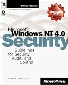 Microsoft Windows Nt 4 0 Security Audit And Control