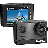 ThiEYE T5e Wifi Sport Camera,Ultra 4K HD16MP Sony Sensor/Ambarella Chipset Action Video Cam Compatible with External Mic,197FT Waterproof,170 Wide Angle,App Control