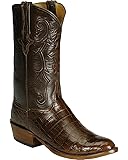 Lucchese Men's Handmade Classics Diego Inlay Ultra Caiman Belly Boot