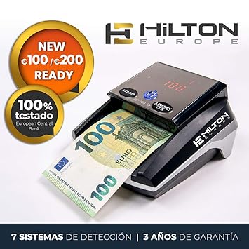 HILTON EUROPE HE-300SD Detector de Billetes Falsos ...