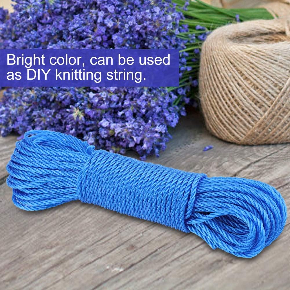 All Purpose Rope 20M Multi-functional Nylon Cord for Camping Outdoor Garden Garage Washing Line Climbing Traction Tying Shade Net Twisted Long Ropes - Image 4