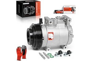 A-Premium Air Conditioner AC Compressor with Clutch Compatible with Jeep Wrangler 3.6L 2012-2017, Rams 1500, HCC-RS18 Compres