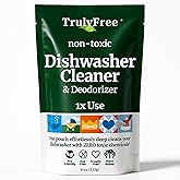 Truly Free Natural Dishwasher Cleaner - Dish Washer Machine Descaler, Fights Grease & Limescale, Hard Water Stain Remover, Sm