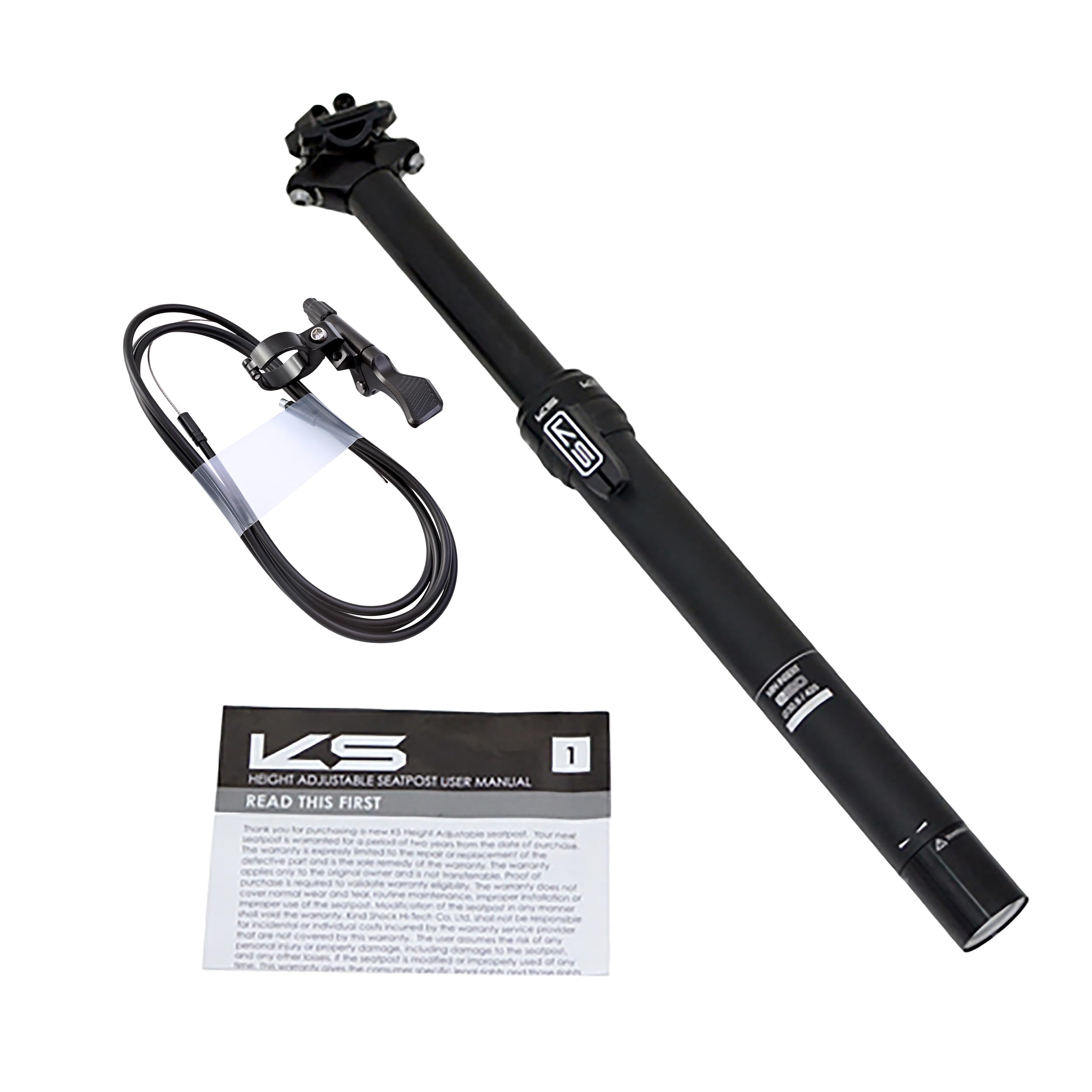 Kind Shock KS E20 30.9x425mm Remote Dropper Seatpost Travel 125mm, ST1855