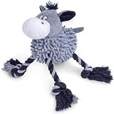 Petface Farmyard Buddies Noodle Donkey Plush Toy for Dogs