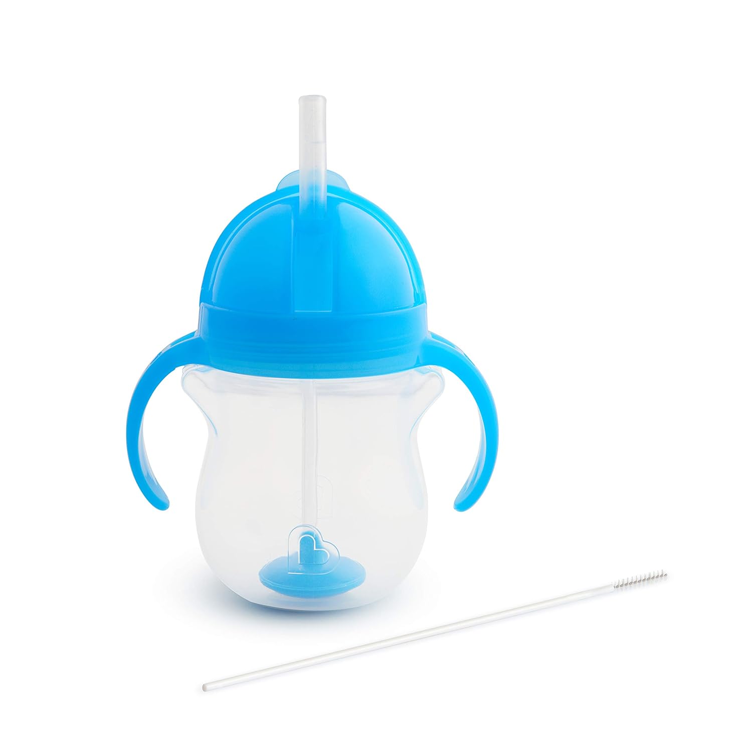 Munchkin Any Angle Click Lock Weighted Straw Trainer Cup, Blue, 7oz : Baby