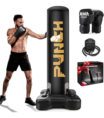 Heavy Bag Freestanding Punching Bag Cover, Falezern Standing