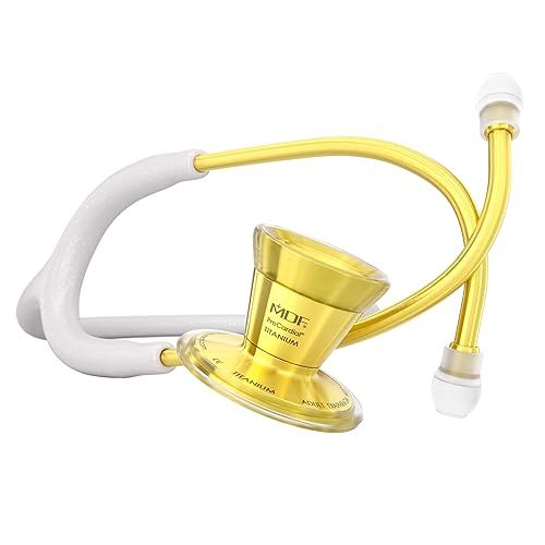 MDF White Glitter Gold ProCardial Cardiology Stethoscope, Limited