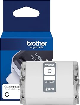 Amazon Com Brother Genuine Ck 1000 2 1 97 50 Mm Wide X 6 5 Ft 2 M Cleaning Roll For Brother Vc 500w Label And Photo Printers Office Products