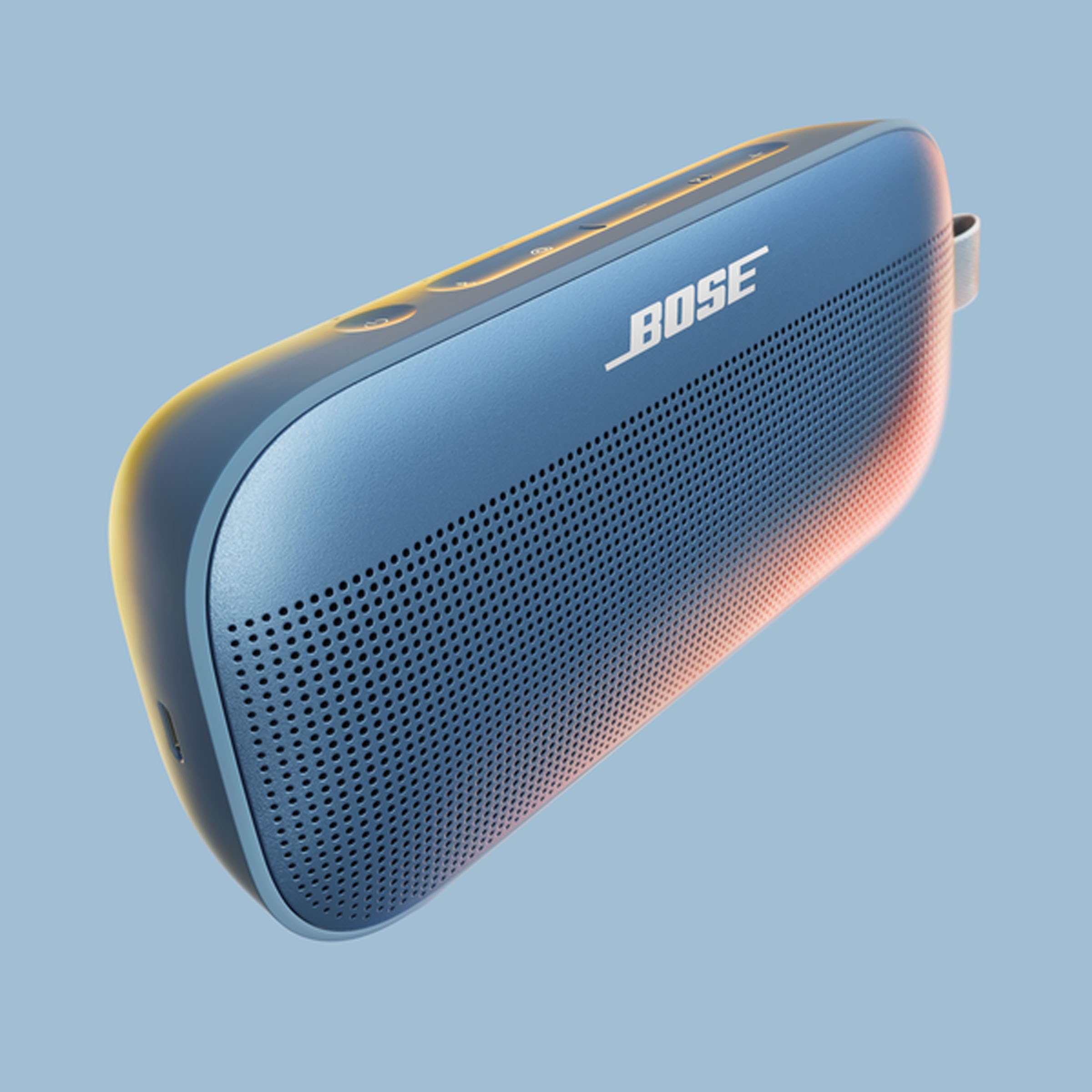 Bose SoundLink Flex Tragbarer Bluetooth Lautsprecher (2. Gen.), Tragbarer Outdoor Lautsprecher, wasserdicht und staubdicht, mit naturgetreuem Klang, bis zu 12 Stunden Akkulaufzeit, Dämmerungsblau 2
