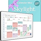 Skylight Calendar Max: 27-Inch Smart Digital Calendar & Chore Chart, Family Organizer with Interactive Touchscreen Display – 