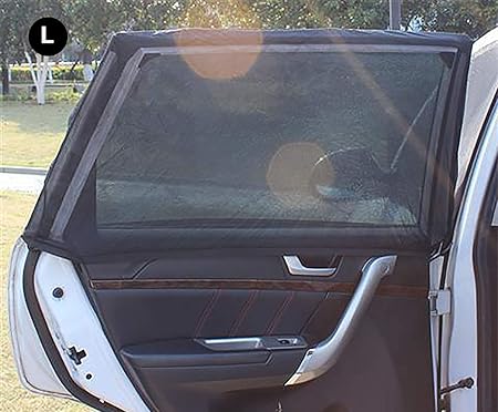 Amazon 車遮光サンシェード 車用網戸ウィンドーネット 日よけ虫除け 直射日光 紫外線対策 取付簡単 網目で通気性良く プライバシー保護 車中泊休憩用 リアサイドウィンドウ用 左右1組 2枚入 Lサイズ サンシェード 車 バイク Amazon 車遮光サンシェード 車用網戸ウィンドーネット 日よけ虫除け 直射日光 紫外線対策 取付簡単 網目で通気性良く プライバシー保護 車中泊休憩用 リアサイドウィンドウ用 左右1組 2枚入 Lサイズ サンシェード 車 バイク