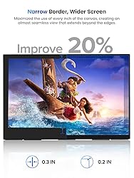 UPERFECT Portable Monitor 15.6", 125% sRGB 1080P