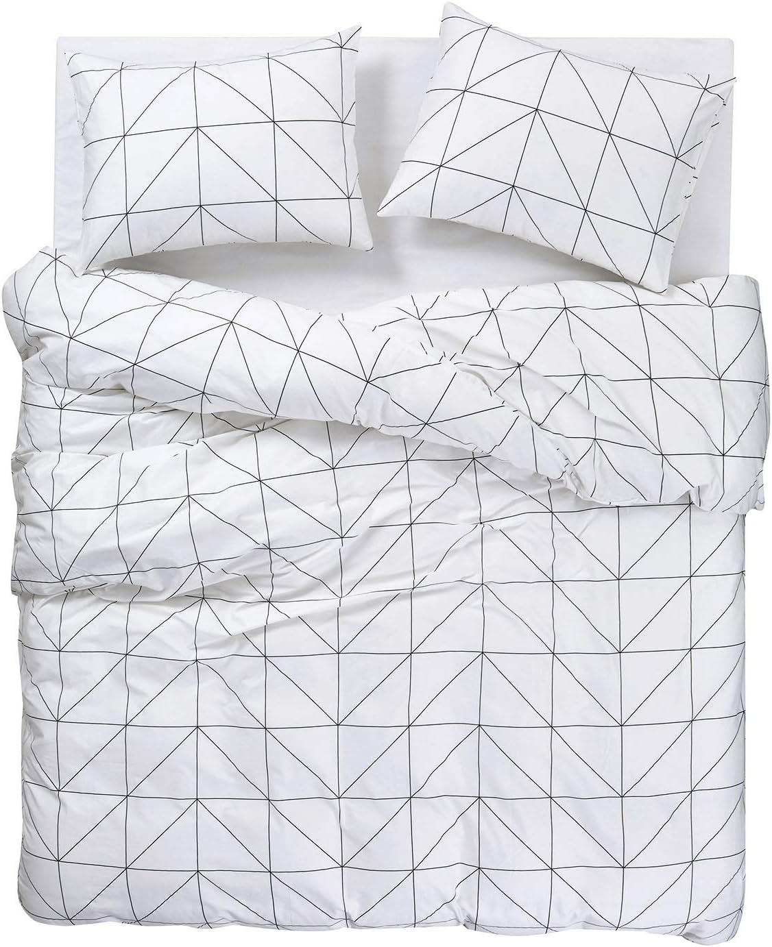 Bedding Linen 100 Cotton Bedding Aztec Duvet Cover Set 3pcs King Size Dark Gray Grey With White Geometric Modern Pattern Printed Wake In Cloud With Zipper Closure Home Cronicavecinal Com Ar