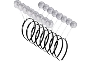 Trounistro 10 Pack Alien Headband Martian Antenna Headband Boppers Alien Head Boppers Ball Head Boppers for Party Supplies and Costume Accessory (Color Set 1)