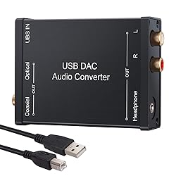 LiNKFOR USB to SPDIF Coaxial RCA and 3.5mm