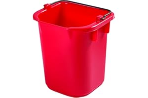Rubbermaid Commercial Products 1857375 Heavy-Duty Cleaning Pail, 5 Quart, Red