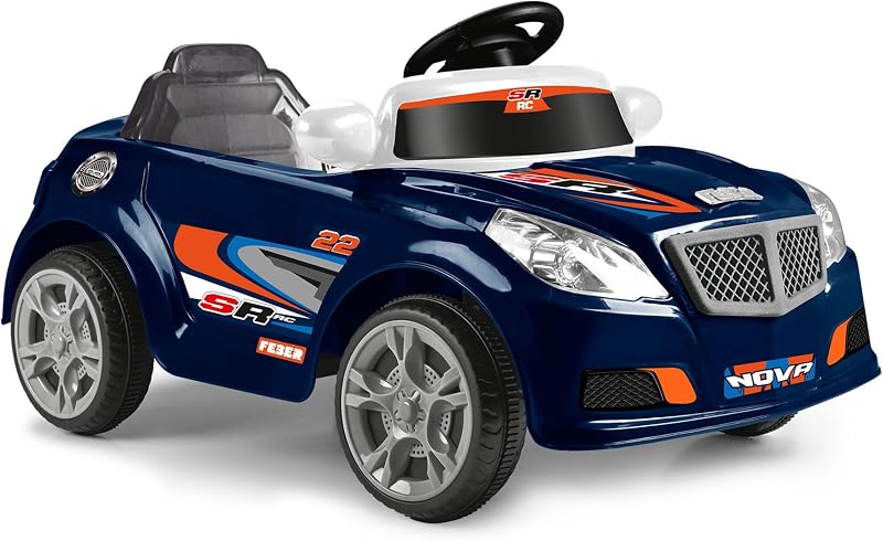 – Twinkle Car R/C BLU SCURO, Auto elettrica radiocomandata, batteria da 12 V, telecomando incluso con portata 10 m, autonomía 45 min, peso massimo 25 kg, età da 3 a 6 anni — foto 1 di 8