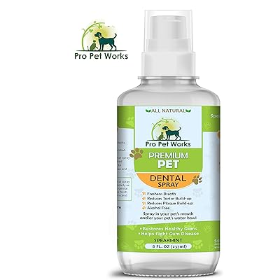 alcohol free dog dental spray