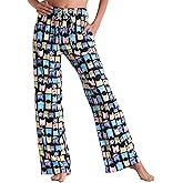 X-Image Women Comfy Casual Pajama Pants with Pockets & Drawstring