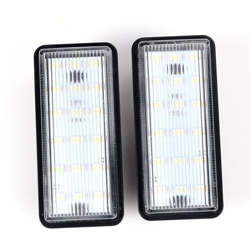 Amazon.com: Anzio 2X 18 1210-SMD LED Direct Replacement License Plate Light  Kit for Lexus LX470 GX470 Toyota Land Cruiser Cygnus 100-Series - Xenon  White: ...