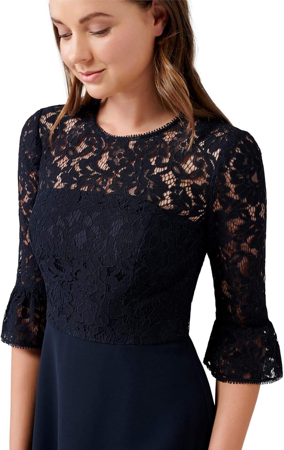lucinda lace bodice dress