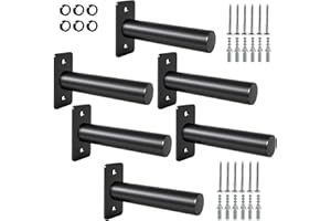 CAELUM Weight Plate Holder, Wall Mounted Weight Rack for 2-Inch Olympic Plates, Heavy Duty Alloy Steel Plate Holder, Max Weight Capacity 330lb, Space-Saving Storage Stand for Home Gym Organization