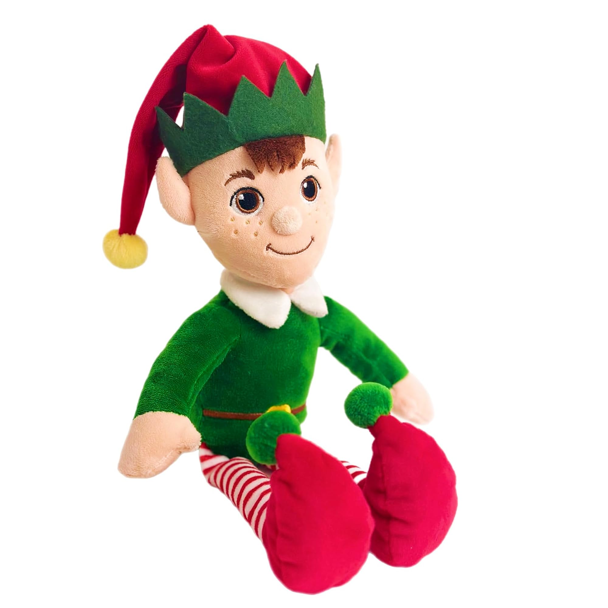 Deluxe Paws Christmas Elf Plush Dangly Festive Soft Toy - 34cm