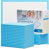 Bed Pads Disposable Adult 40"x40" 60 Count, Extra Large Chucks Incontinence Underpads, Super Absorbent & Leakproof Chux Pads, Pee Pads for Pets, Adults & Kids, Puppy Training Pads
