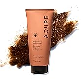 Acure Brightening Body Scrub - Exfoliating Body Scrub with Sea Salt, Scrubber for Men & Women to Smooth Sensitive Skin & Remove Dead Skin Cells, Exfoliator with Clay & Niacinamide Extract - 6 fl oz