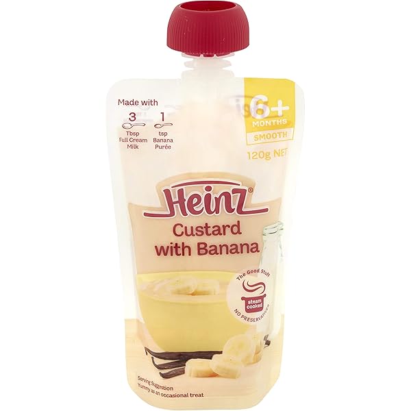 heinz custard with banana
