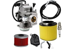 Vkinman Carburetor Replacement for Honda Fourtrax TRX350 300 Honda Rancher 350 TRX350TM Honda Foreman 400 Carb