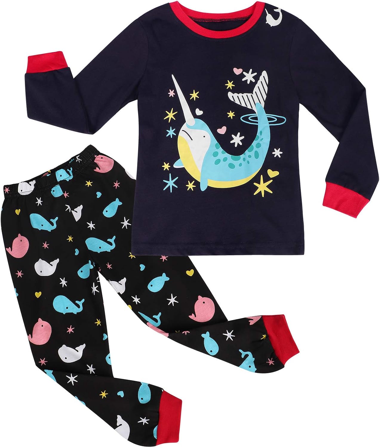 Camicia Da Notte In Cotone Con Unicorno Pigiama Per - 6