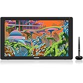 HUION Drawing Tablet KAMVAS 22 Pen Display Drawing Monitor with Battery-Free Stylus and 8192 Pen Pressure and Adjustable Stan