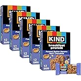 KIND Breakfast Protein Bars, Peanut Butter Banana Dark Chocolate, Gluten Free, Low Sodium, Healthy Snacks, 8g Protein, 30 Count (30 Packs of 2 Bars)