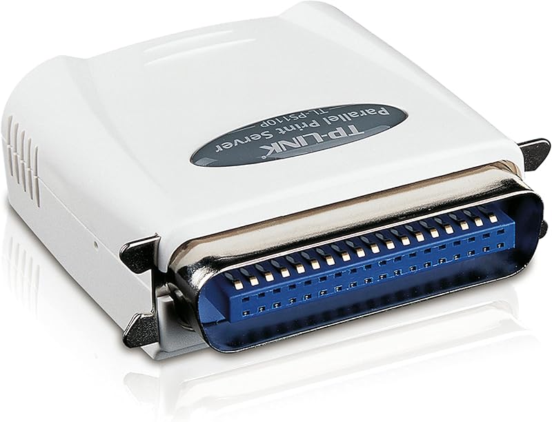 TP-Link TL-PS110P Parallel Port Fast Ethernet Print Server 10/100Mbps Auto