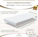 Bedbinder Deluxe Twin to King Bed Converter Kit - Secures Mattresses view 4