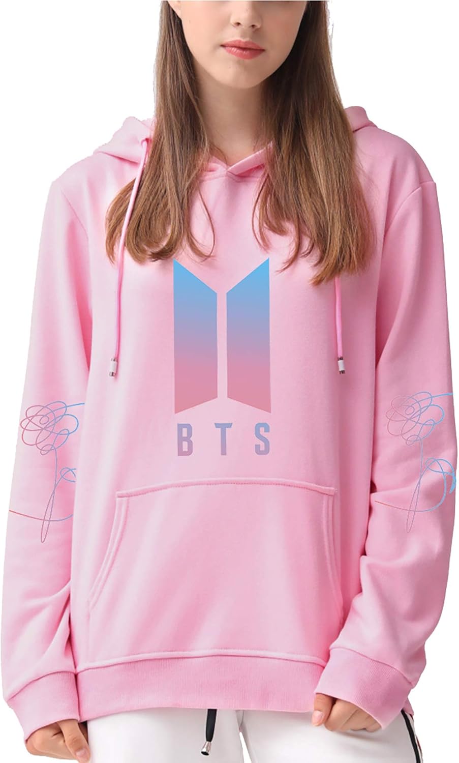bts sweater pink