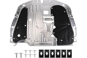 Front Center Lower Undercar Shield,Slakerbe 74110-TBA-A00 90674-TY2-A01 Engine Splash Guard Under Car Shield Cover Board Compatible for Civic2016 2017 2018 2019 2020 2021