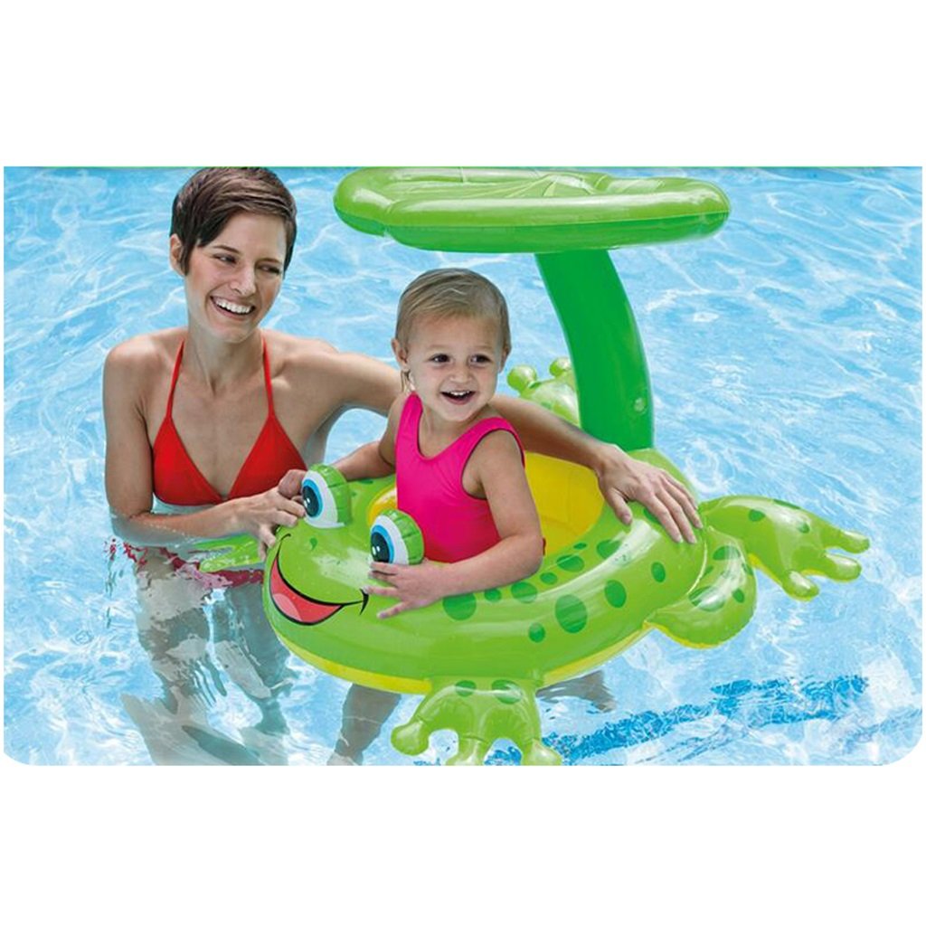 Asiento Doble Con Seguro De Mano Para 6 36 Meses De Bebe Anillo De Natacion Flotador De Piscina Yousheng Circulo De Padres E Hijos Flotador De Natacion Para Bebes Y Madres Con Toldo
