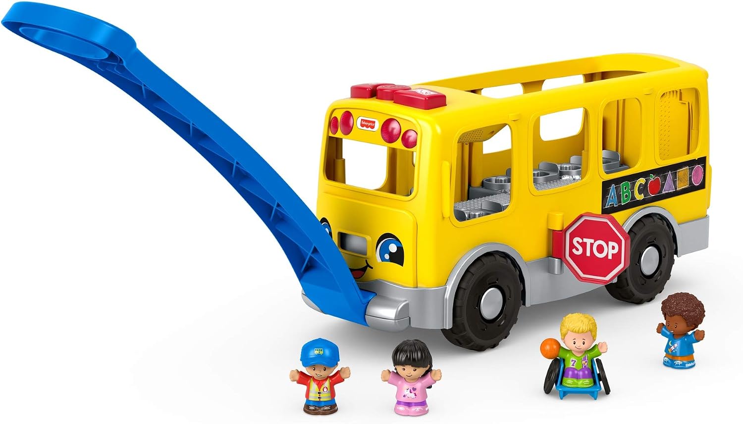 Fisher-Price Little People Yellow School Bus (Mattel GTL68), Spanish Version - Image 3