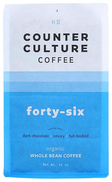 COUNTER CULTURE COFFEE DARK ROAST WHOLE BEAN ORGANIC NUMBER 46 12OZCOFFEE, 12 OZ