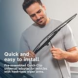 Bosch SuperPlus Spoiler SP21/18S Front Wiper Blades 530mm/450mm Set view 7