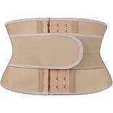 Atbuty Short Torso Waist Trainers Cincher for Women Corset Underbust Latex Sport Girdle Hourglass Body Shaper