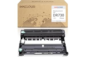 INKCLOUD DR730 Drum Unit Compatible Replacement for Brother DR730 DR 730 760 Work with HL-L2350DW HL-L2395DW HL-L2390DW HL-L2370DW HL-L2370DWXL MFC-L2750DW MFC-L2710DW DCP-L2550DW Printer