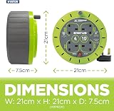 Status 4 Socket Cable Reel 10m Green 13A Heavy Duty Outdoor Extension Lead view 2