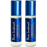Pure Instinct Roll-On (2-Pack) - The Original Pheromone Infused Essential Oil Perfume Cologne - Unisex For Men and Women - TSA Ready