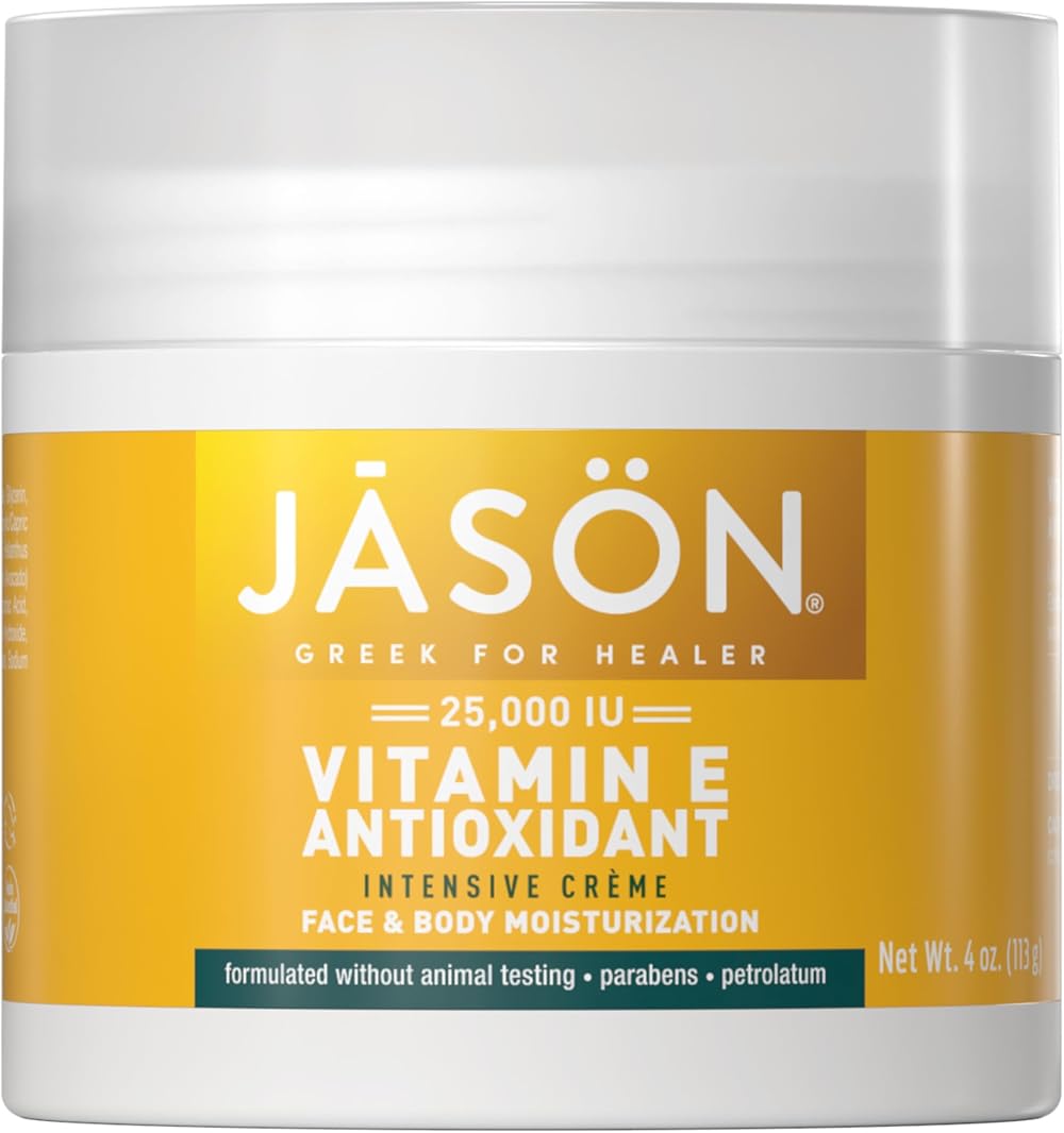 Jason Natural Vitamin E Cream 25000 IU Organic Avocado Oil 120g