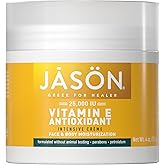 JASON Vitamin E Antioxidant Intensive Crème Face & Body Moisturization, 25,000 IU Body Cream Moisturizer, 4 Fluid Ounces